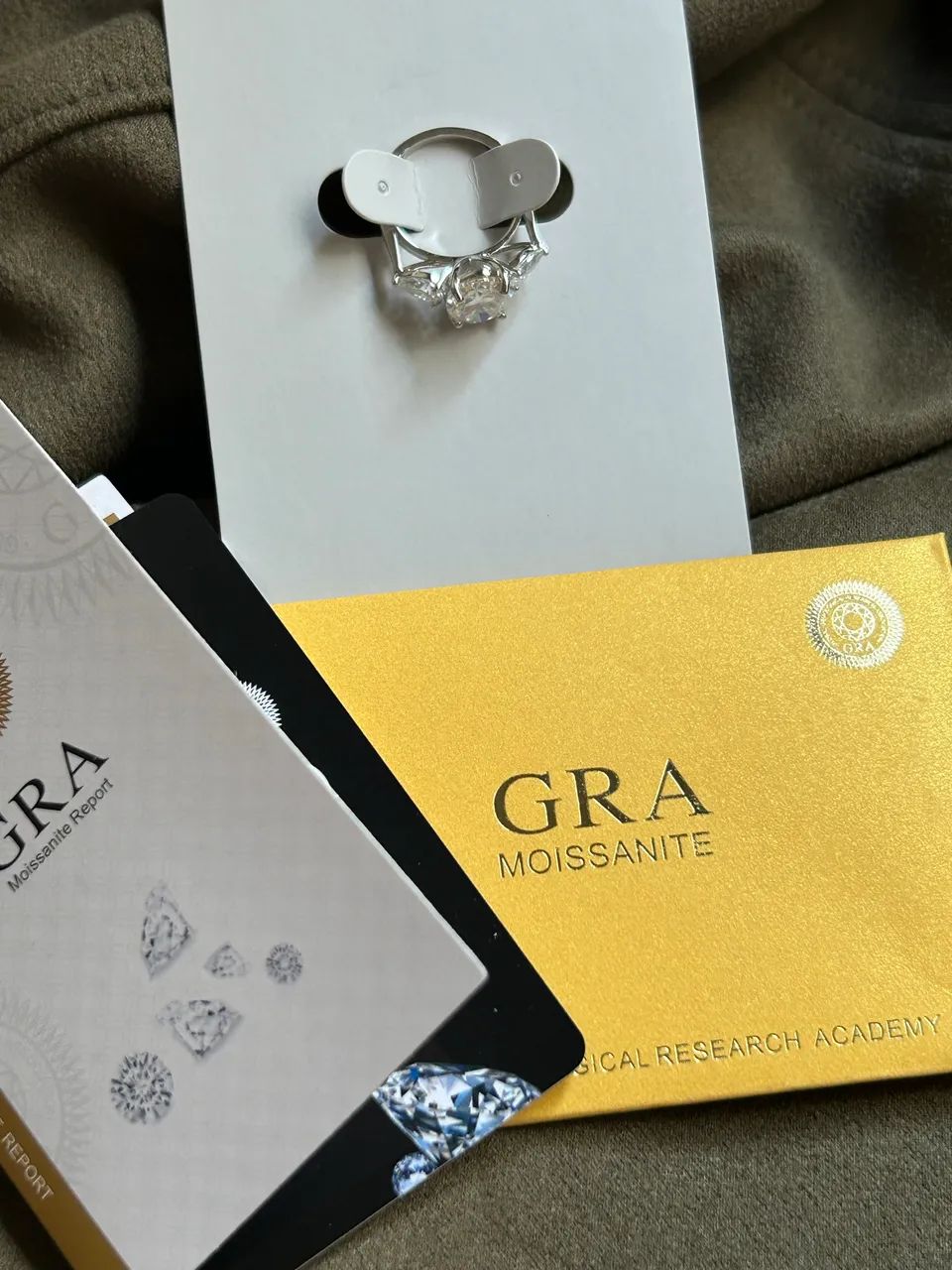 Anel Oval Moissanite  - Foto 4