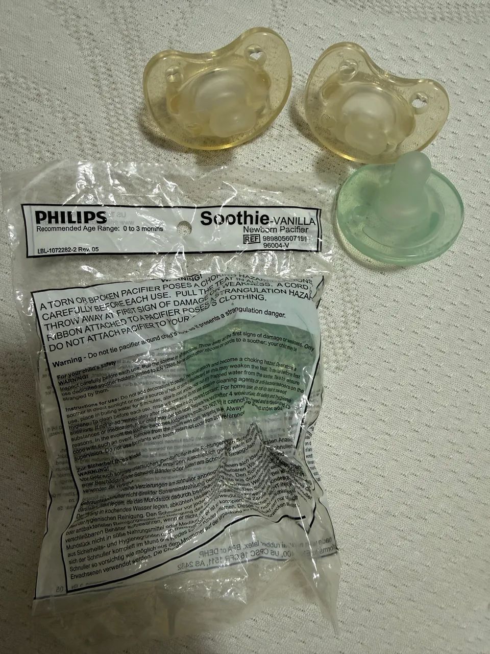 Chupeta Philips e Chicco