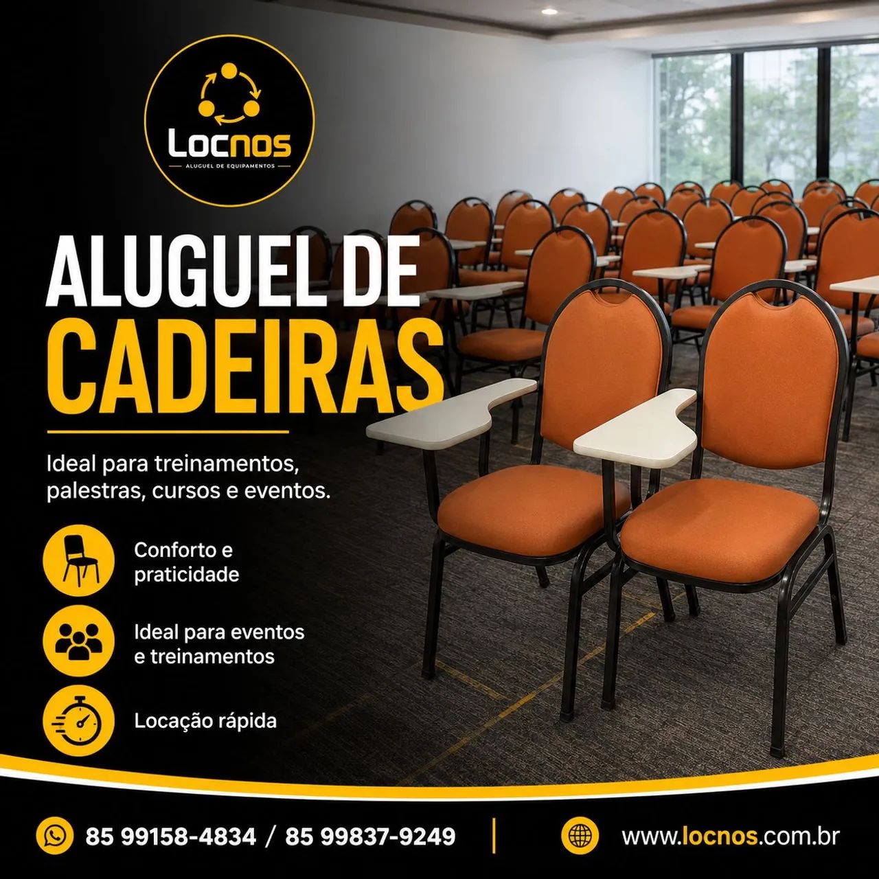 Aluguel de cadeira auditorio poltrona - Foto 2