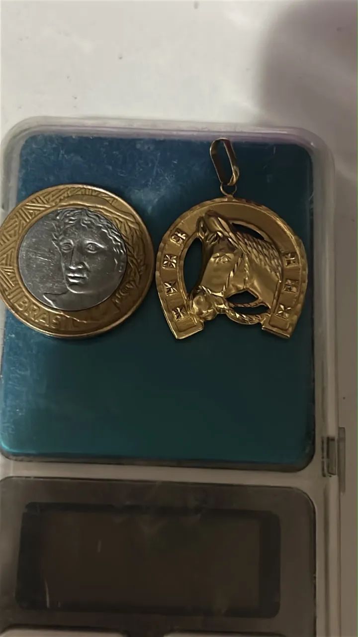Corrente e pingente OURO 18 k