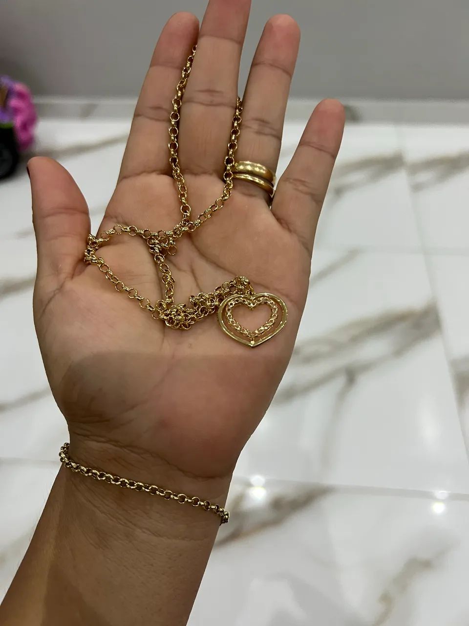 Cordão de ouro elo português  - Foto 4