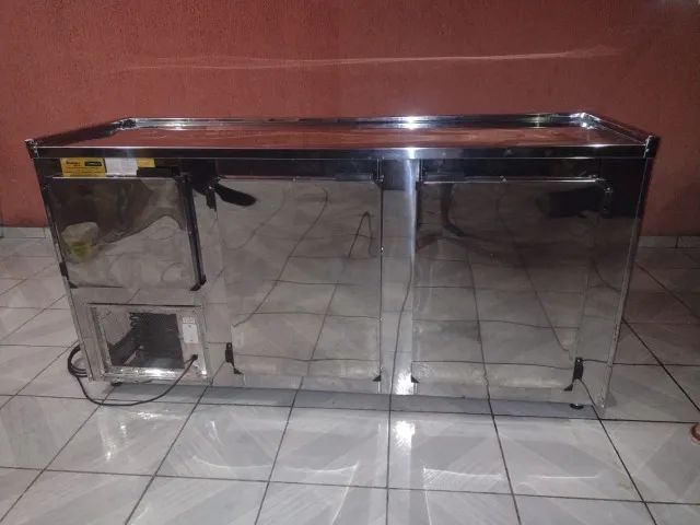 Balcão Refrigerado Refrigel 1.80m aço inox - Foto 4