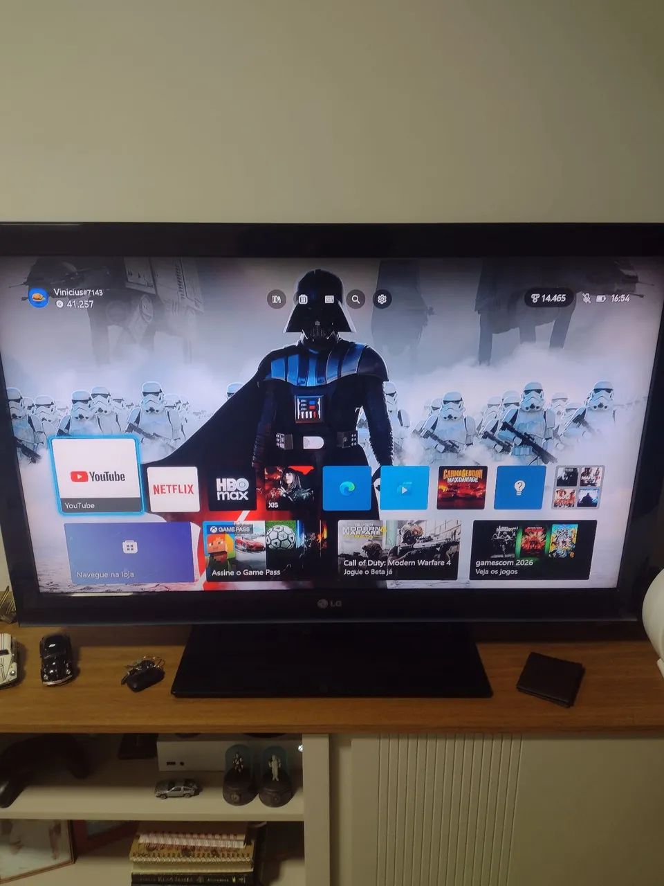 Tv LG 42 não é smart 