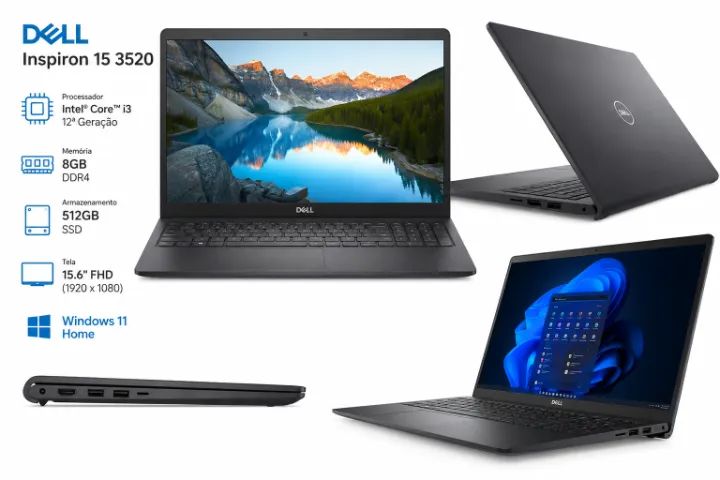 Notebook Dell Inspiron 15 3520 I3 8gb 512gb Fhd Win11 - Usado - Foto 5