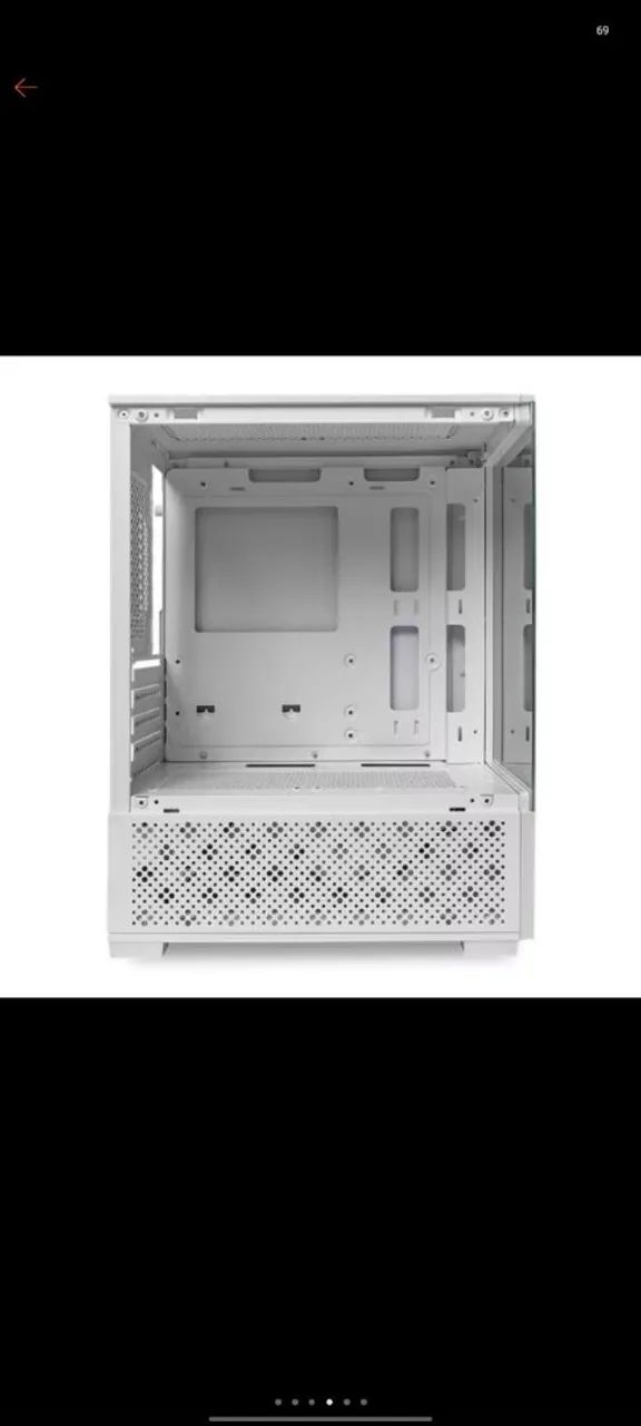Gabinete Branco com lateral em vidro - Foto 2