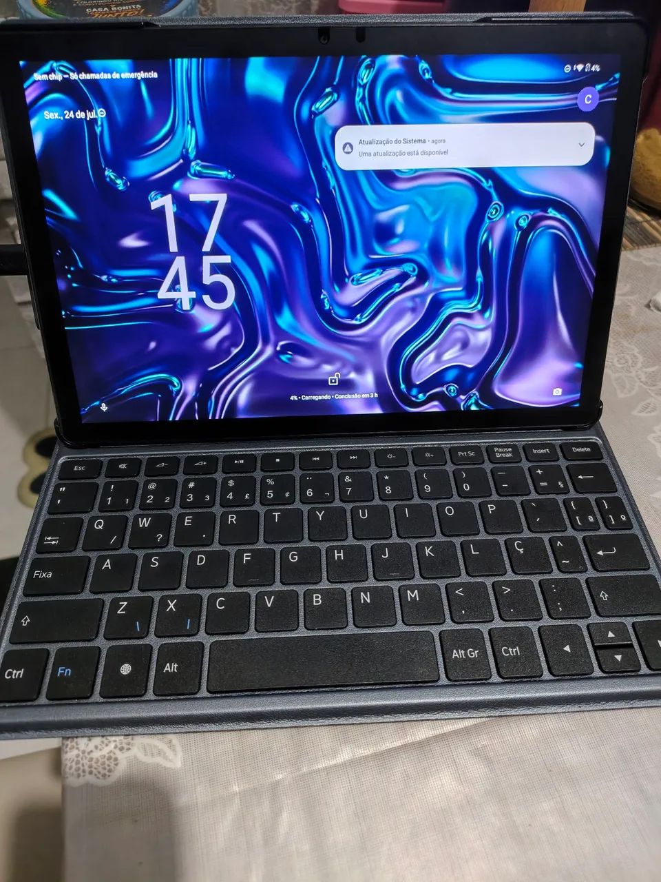 Tablet Positivo Vision + teclado