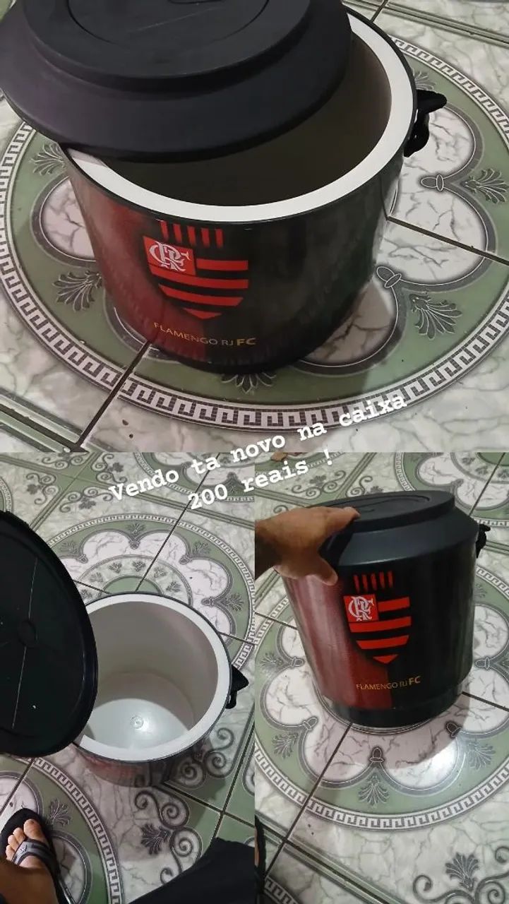 Cooler do flamengo 30 lt