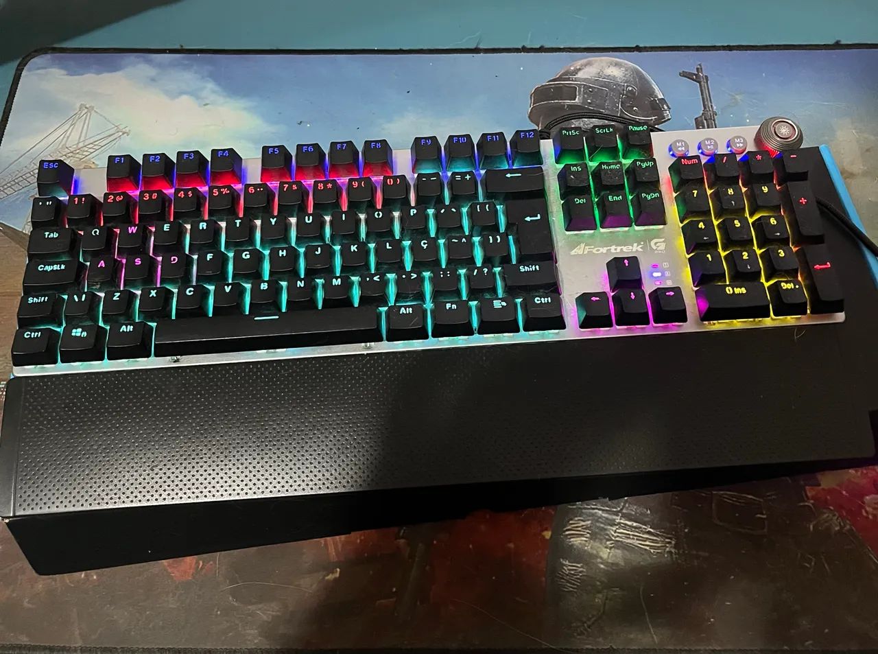 kit mouse, teclado e mousepad - Foto 3