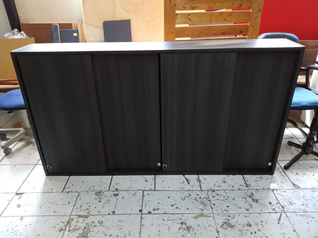 Armário Aéreo com 4 Portas de Correr em MDP