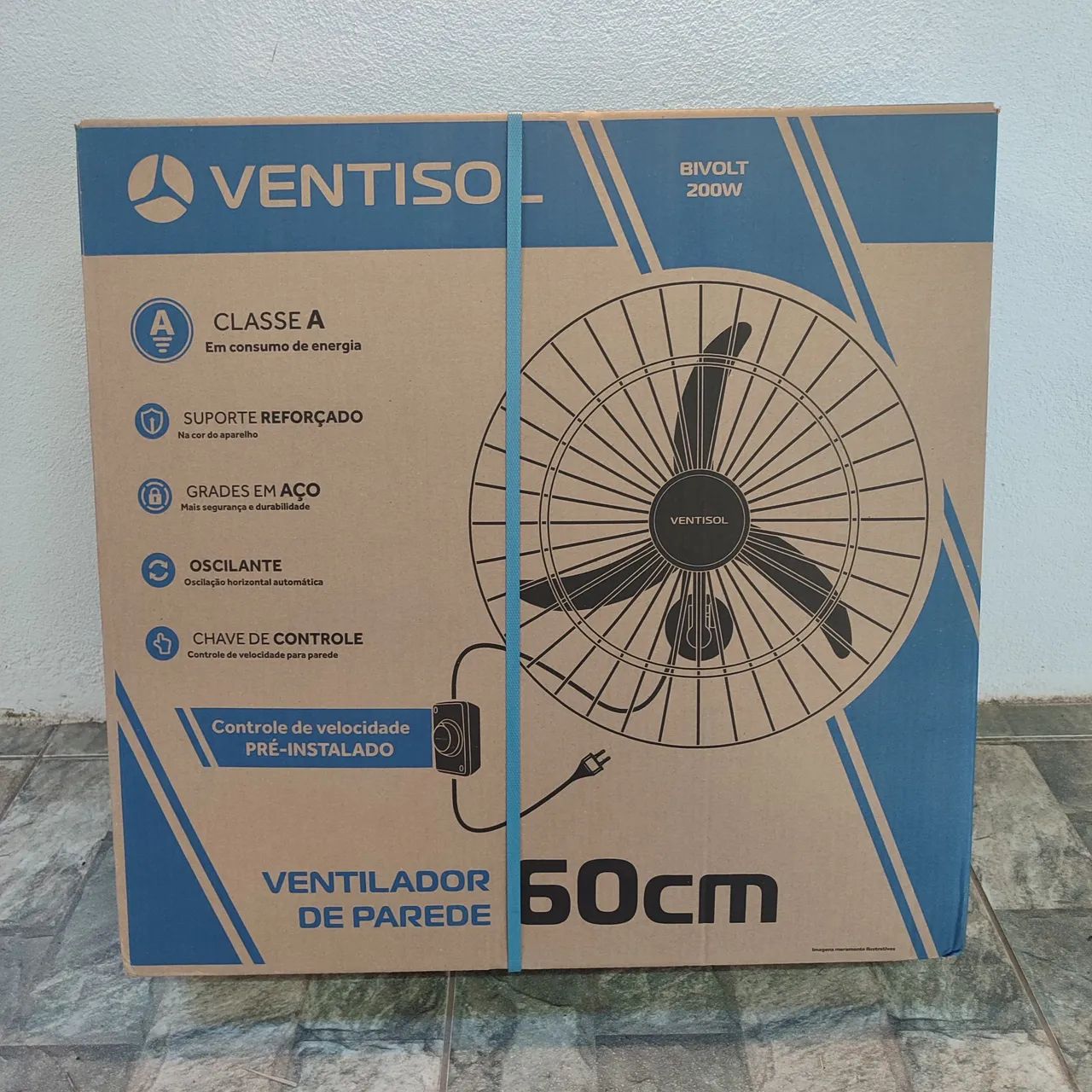 Ventilador de parede ventisol 60cm - Foto 3
