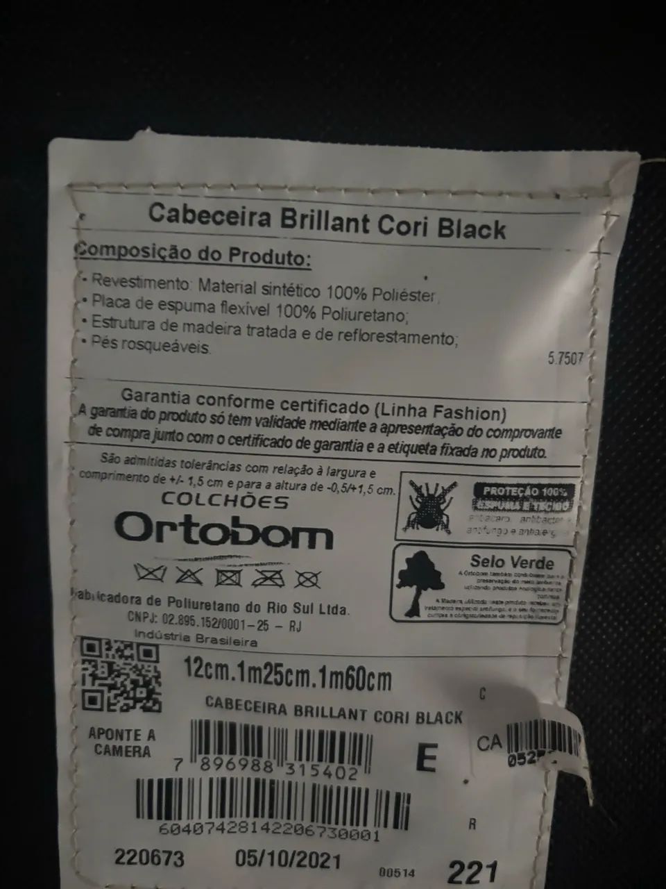 Cabeceira Ortobom para cama Queen - Foto 2