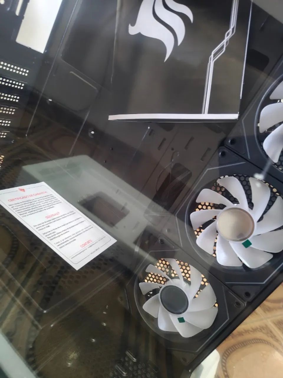 Gabinete Gamer Pichau Pouter 4B COM 3 FANS ARGB - Foto 2