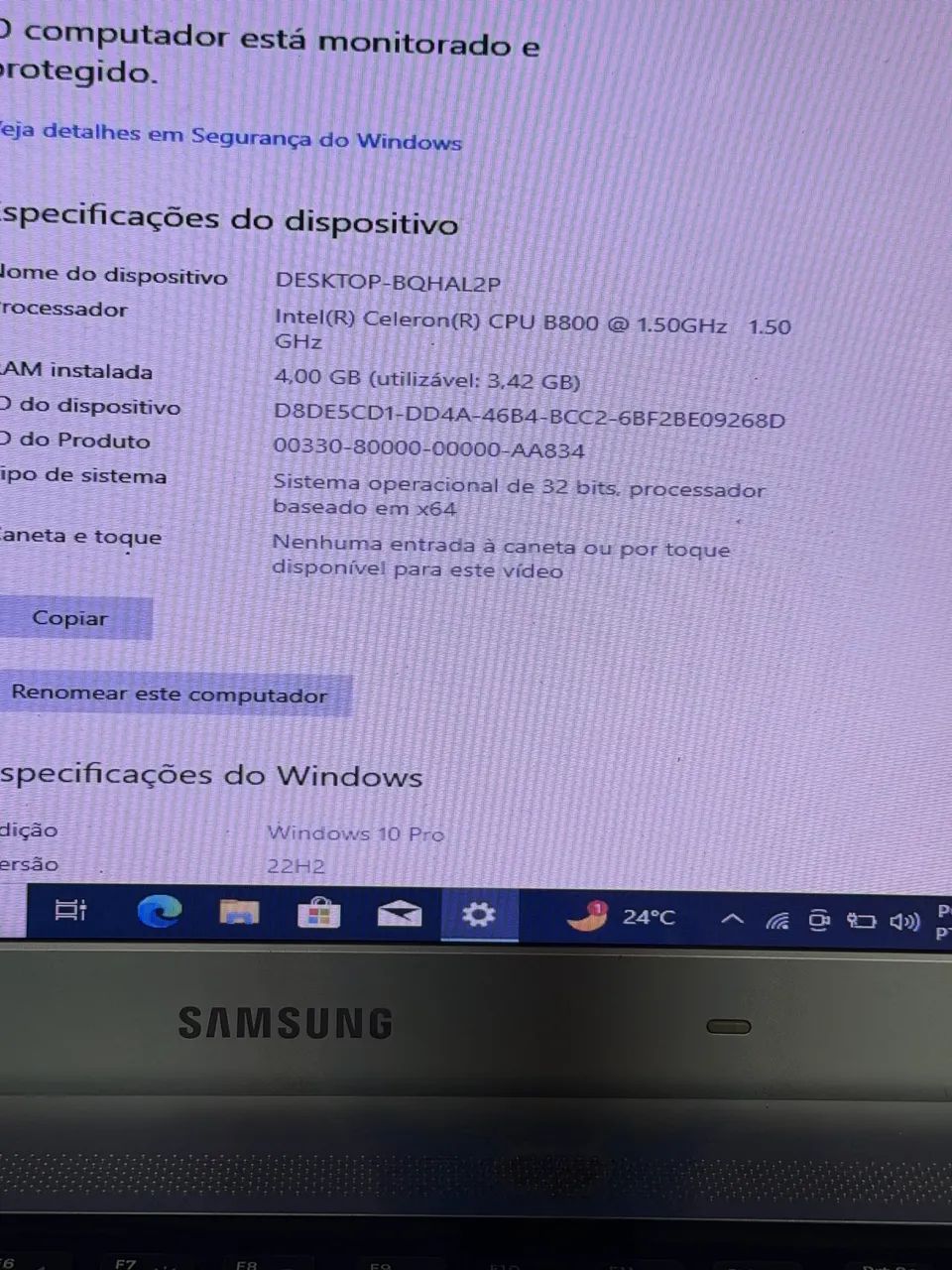 Notebook Samsung  - Foto 2