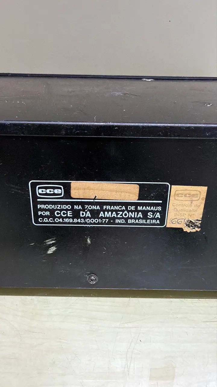 Tape Deck Duplo CCE CD-350 Stereo Cassette Recorder - Funcionando - Foto 3