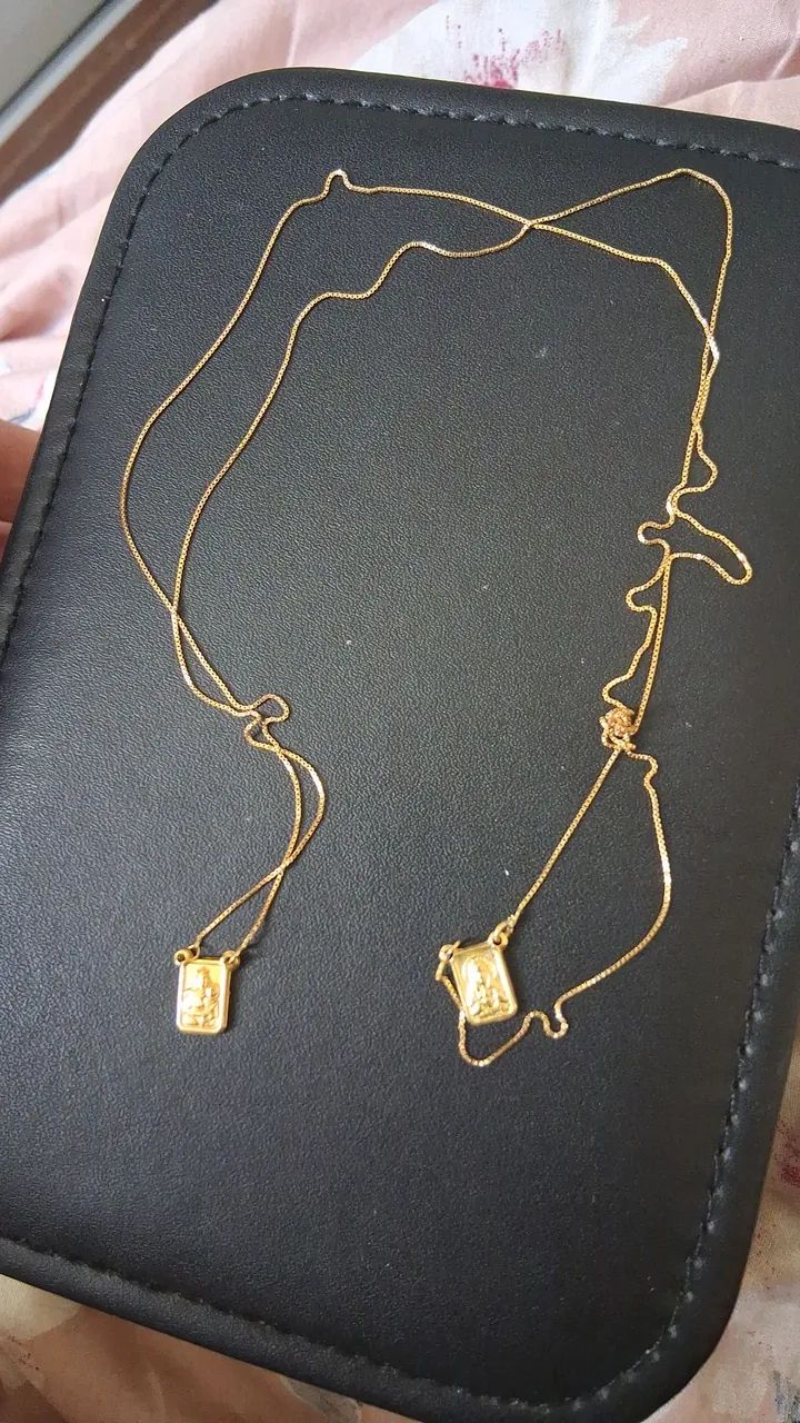 Escapulario ouro 18, 60cm e menor preço nao vendo no grama ja esta o preço pra vender 