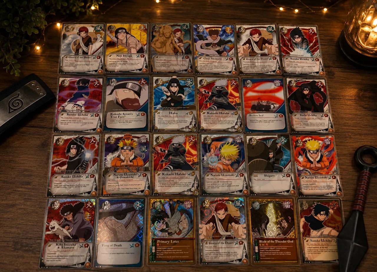 Cartas Naruto tcg lote  - Foto 4