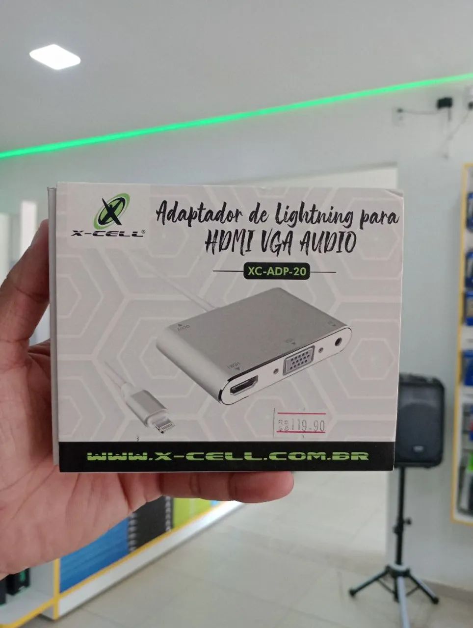 Adaptador de lightning para HDMI VGA AUDIO