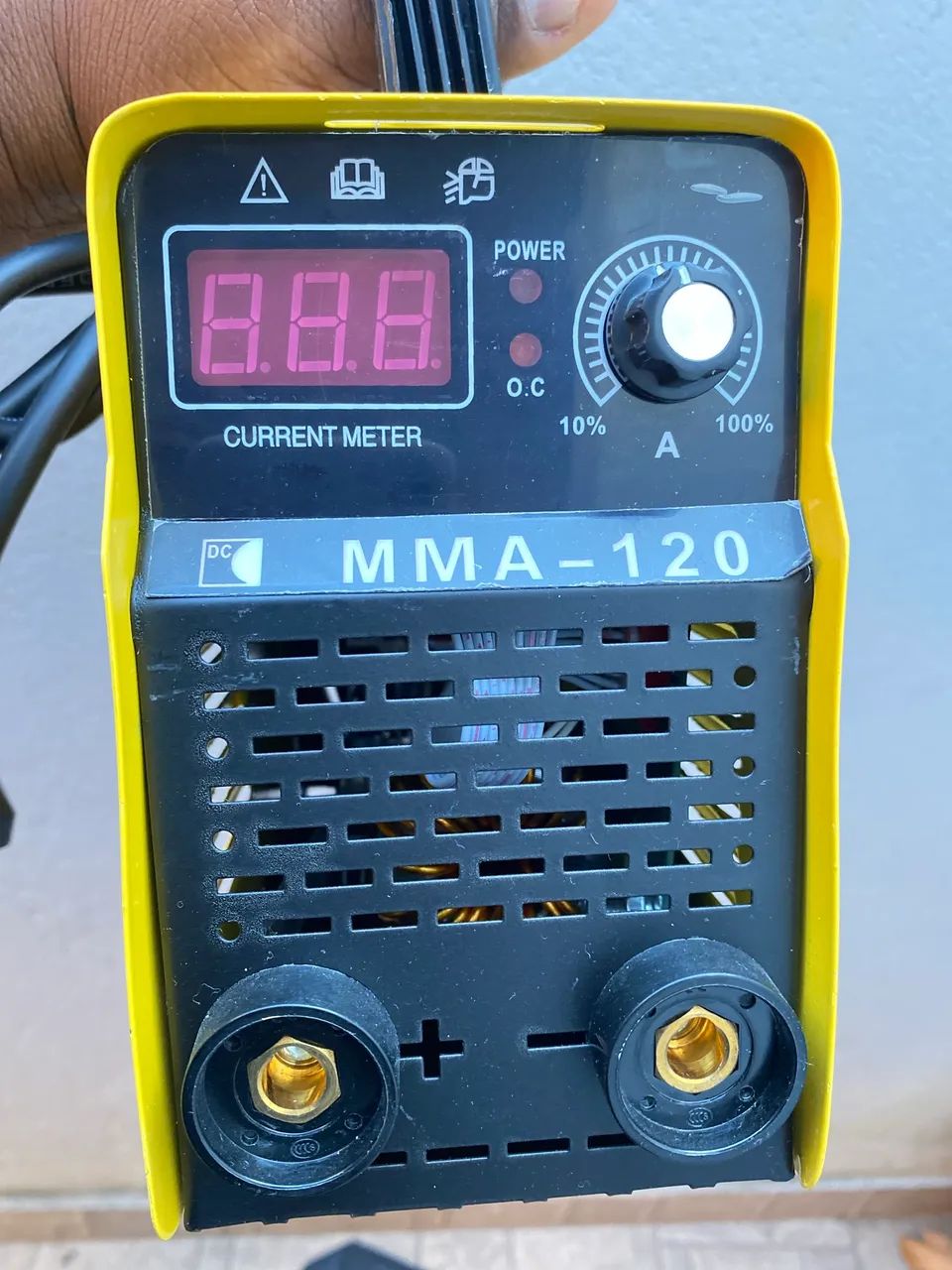 MÁQUINA DE SOLDA MMA 120 bivolt - Foto 2