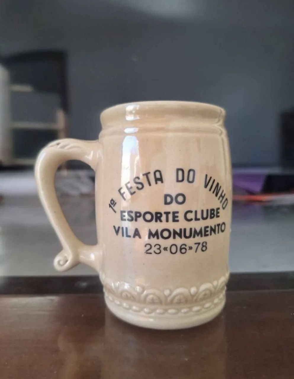 Caneca de chopp antiga vintage