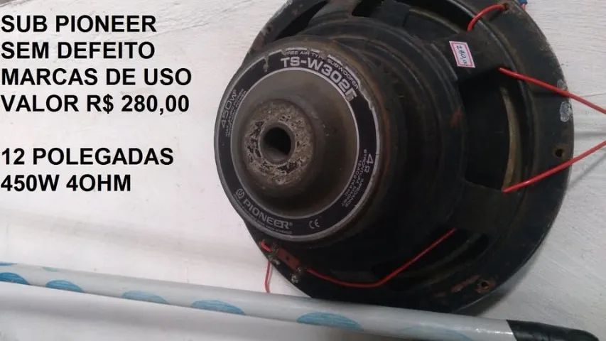 subwoffer pioneer 12pol 450w - Foto 2
