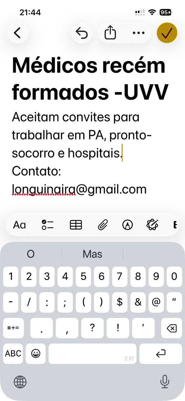 Médicos recém formados 