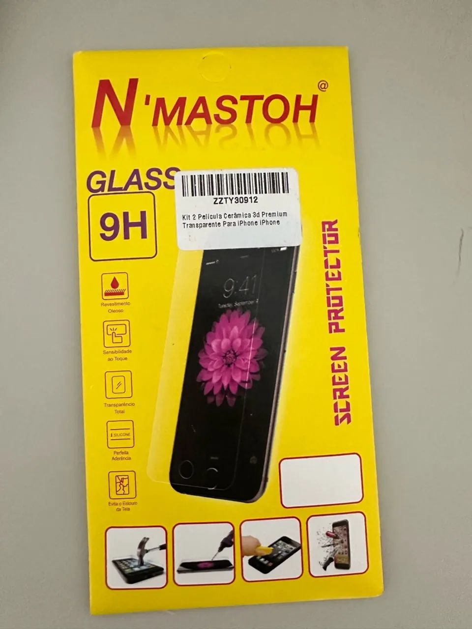 Kit 2 Película Cerâmica 3d Premium Transparente Para iPhone 14 Pro Max - Foto 2