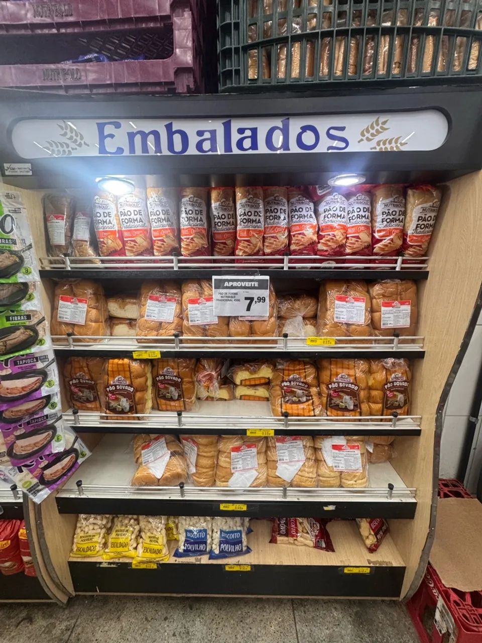 EXPOSITOR AUTO SERVIÇO VASCA DE PÃO EMBALADOS  - Foto 4