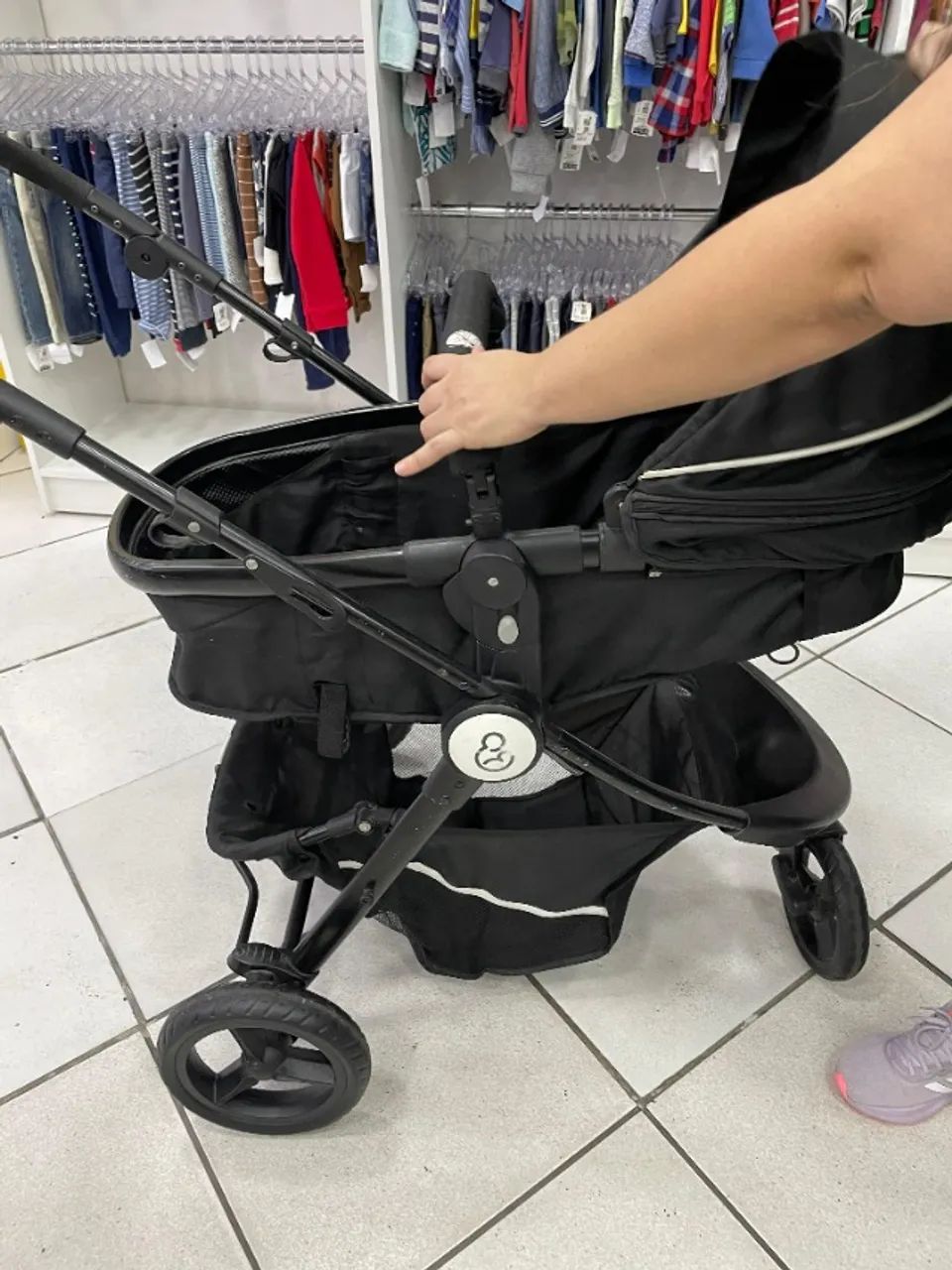 Carrinho de Bebê Galzerano 3 Rodas com Cesto Moisés - Ótimo Estado ? - Foto 3