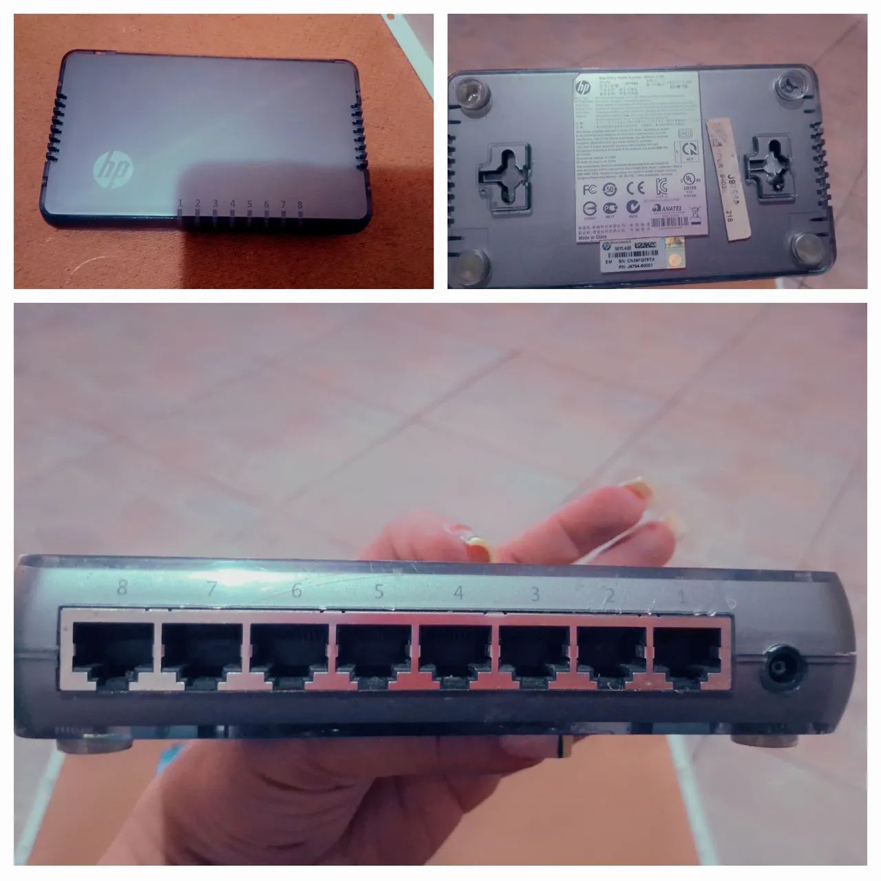 Switch de Rede de 8 portas