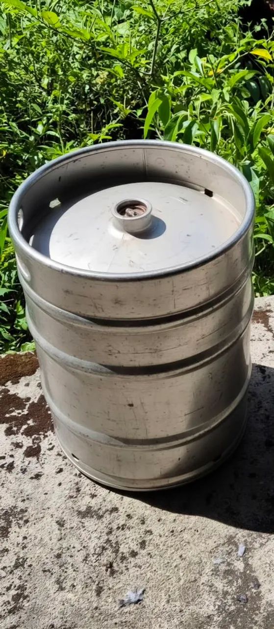 Barril de chopp de aço inox 50L