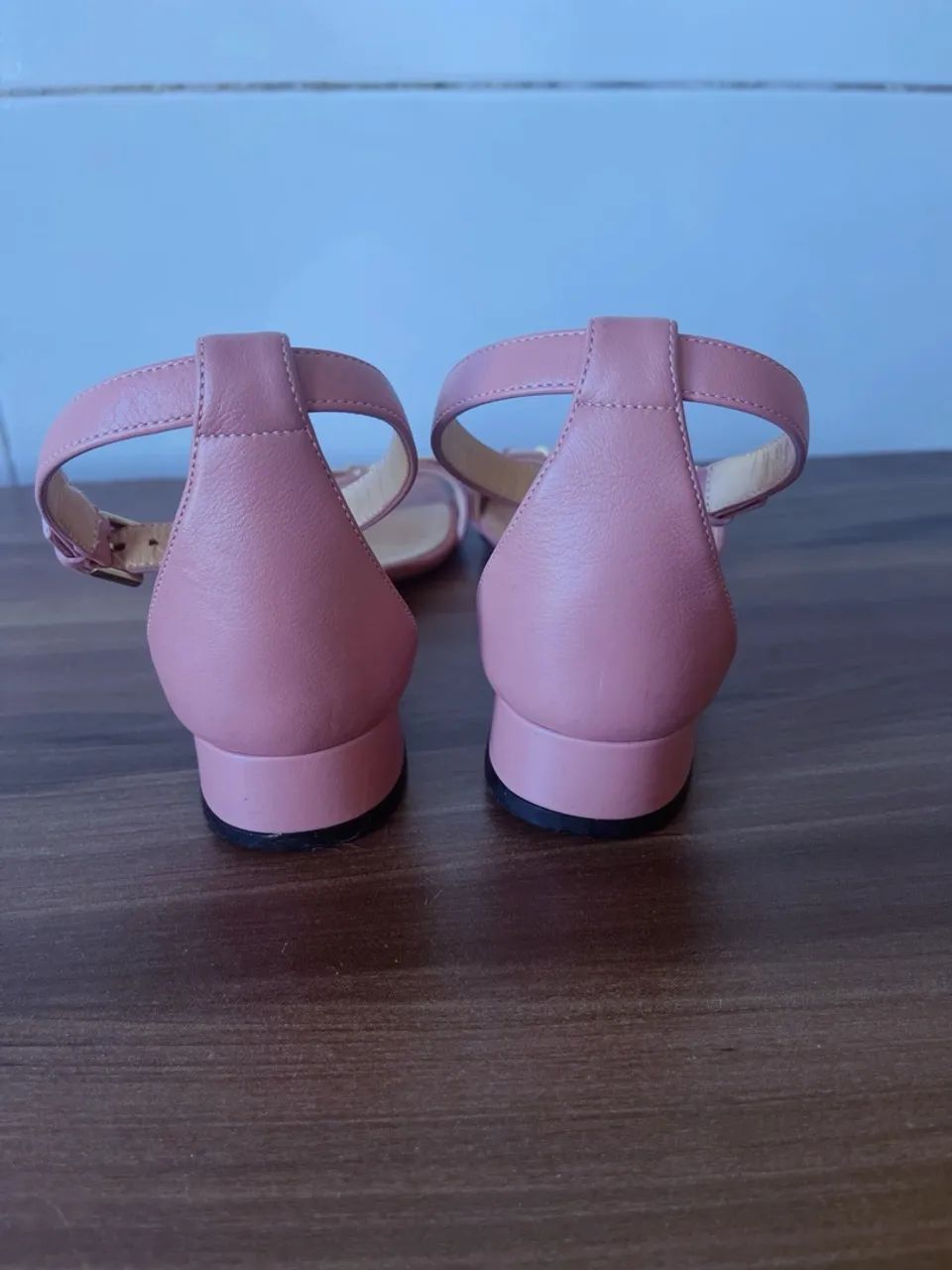 Sandália original GUCCI N35 cor Rosa - Foto 2