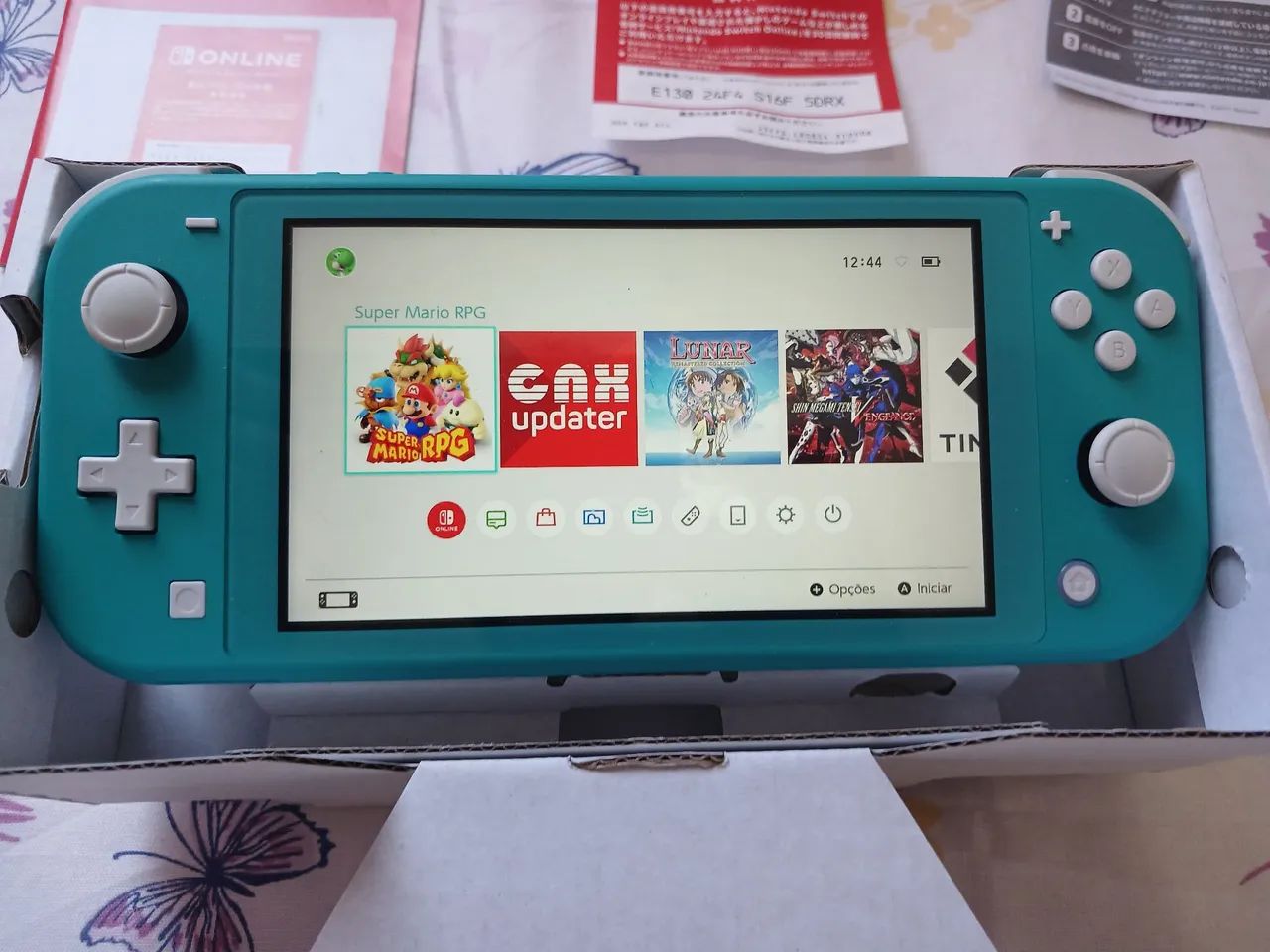 Nintendo switch lite semi novo desbloqueado todo atualizado