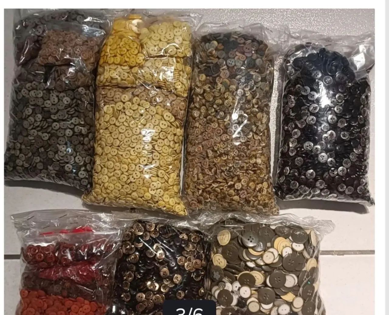 Botões para roupas - Diversos modelos e tamanhos  - Foto 3