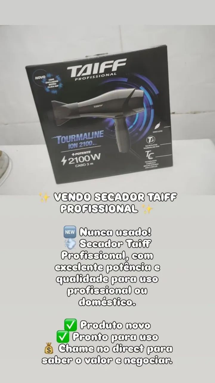 Secador Taiff profissional  - Foto 2