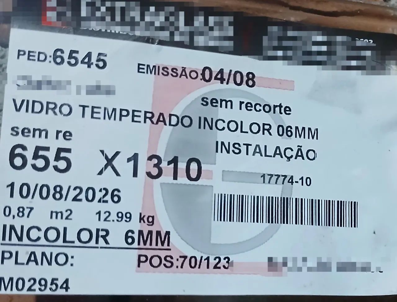 Vidros temperado para janela de M2000 - Foto 3