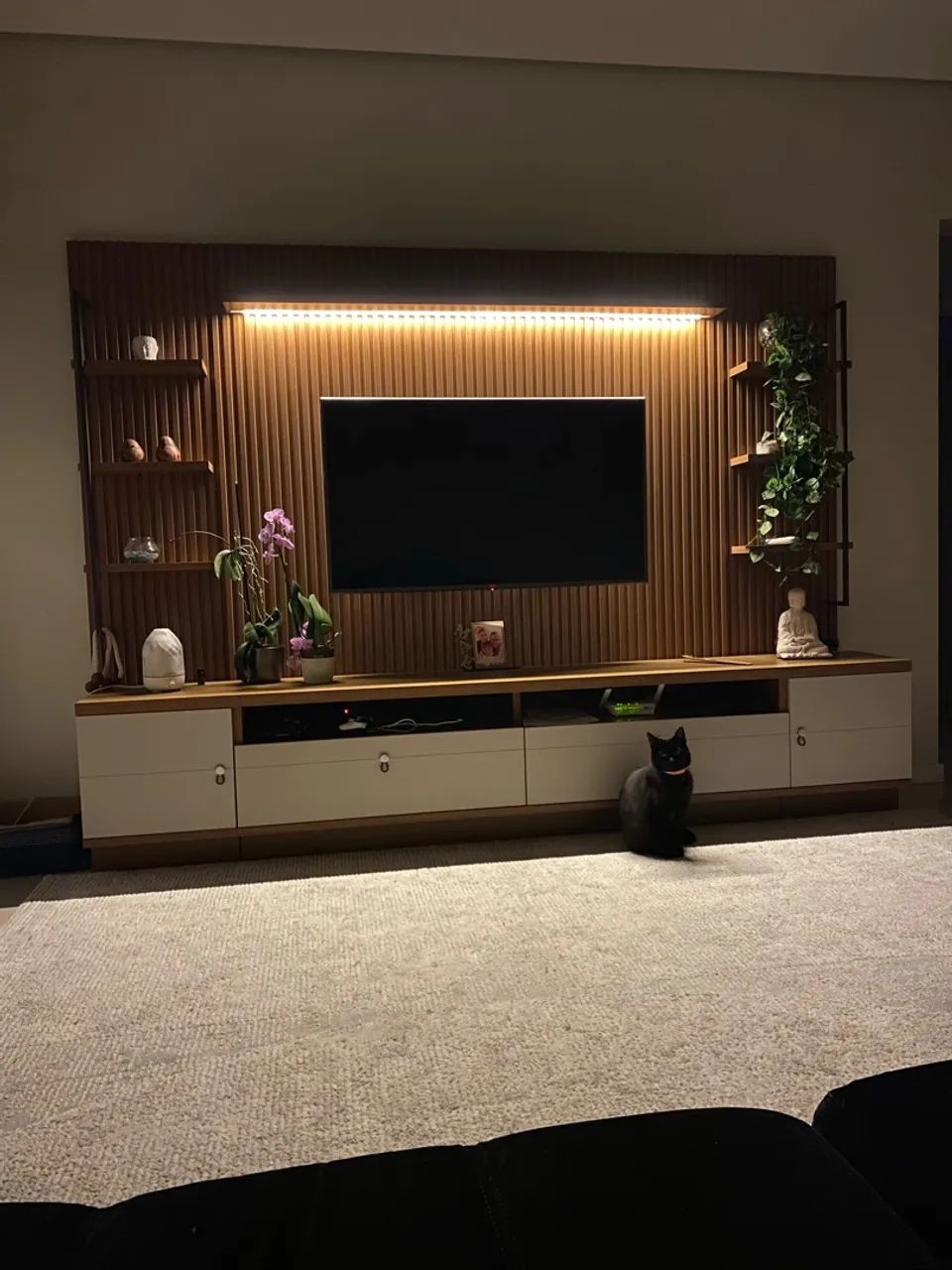 Rack com painel