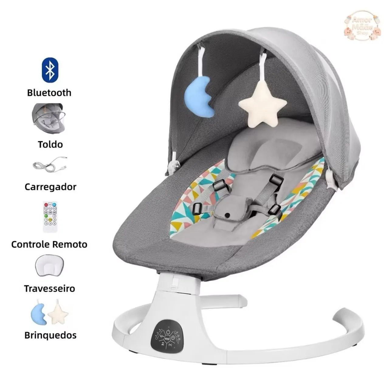 Cadeira de balanço bebê 