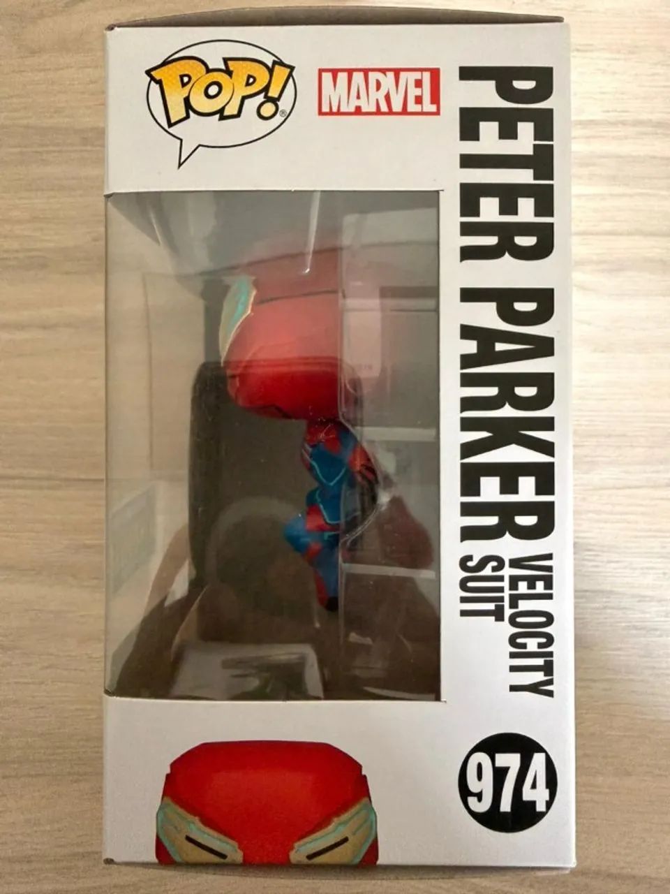 Funko Pop Marvel Spider-Man Peter Parker Velocity Suit 974 - Foto 2