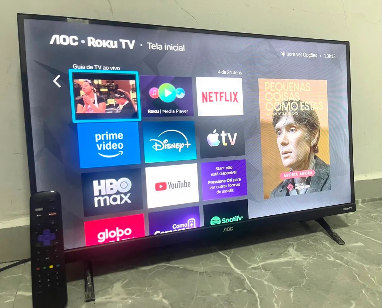 Tv smart 32 polegadas Roku