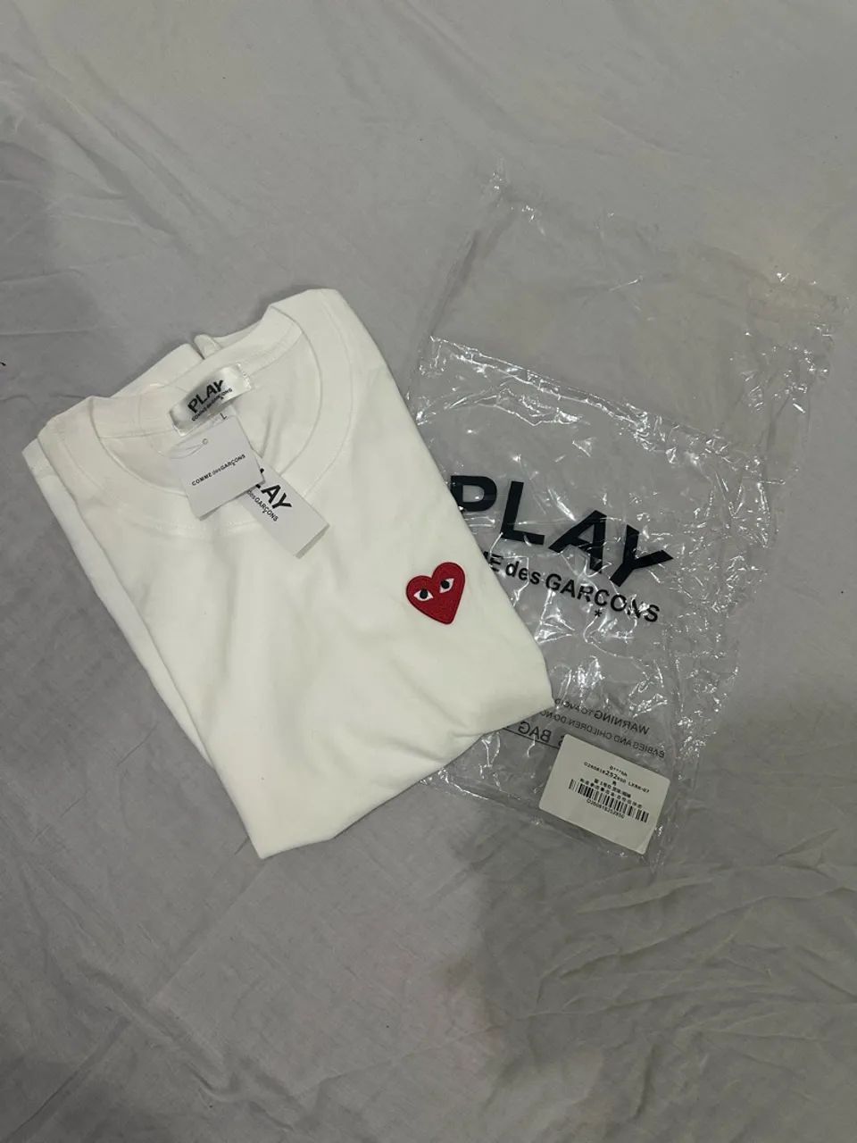Camiseta comme dês garçons 