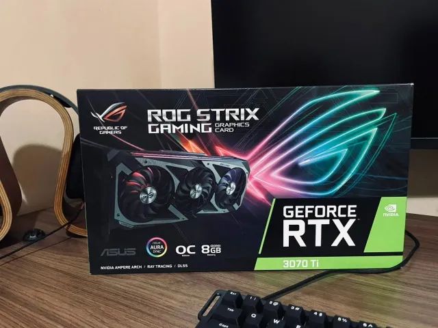 RTX 3070 Ti 8GB ASUS ROG Strix - Excelente estado