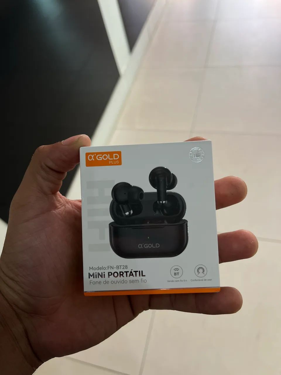 Mini fone de ouvidos Bluetooth  - Foto 3