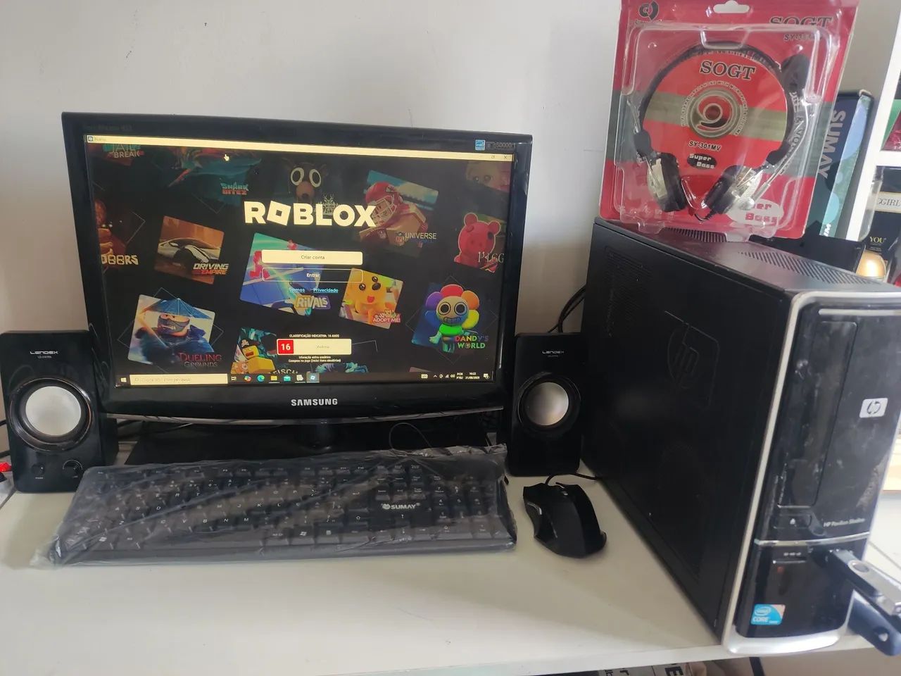 Computador completo slim Core i3 10GB Ram Wi-Fi Bluetooth jogos e programas  - Foto 2