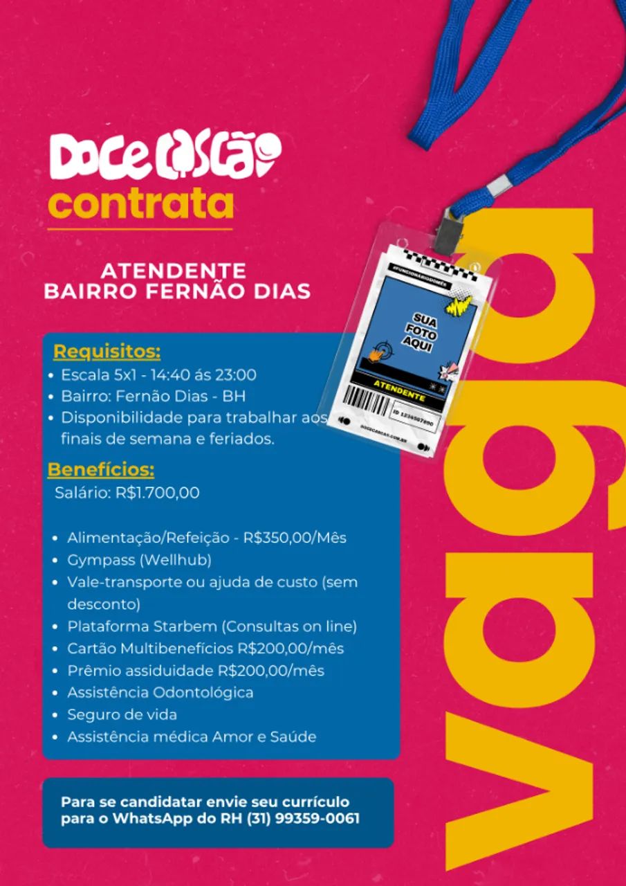 ATENDENTE DE SORVETERIA