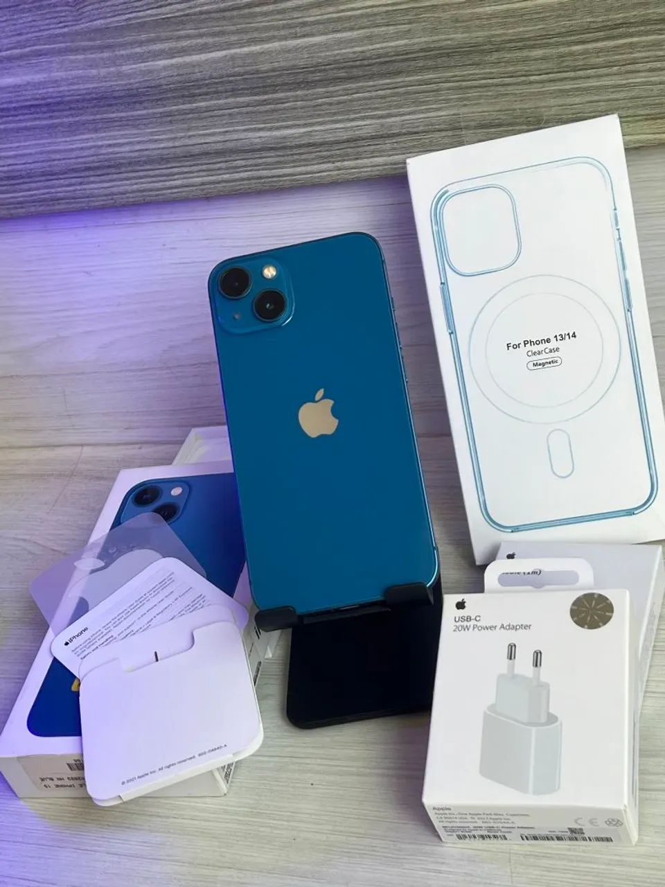 PROMOÇÃO ÚNICA IPHONE 13 128 GB BLUE ORIGINAL  DE UNICO DONO COM GARANTIA DE 3 MESES  - Foto 5