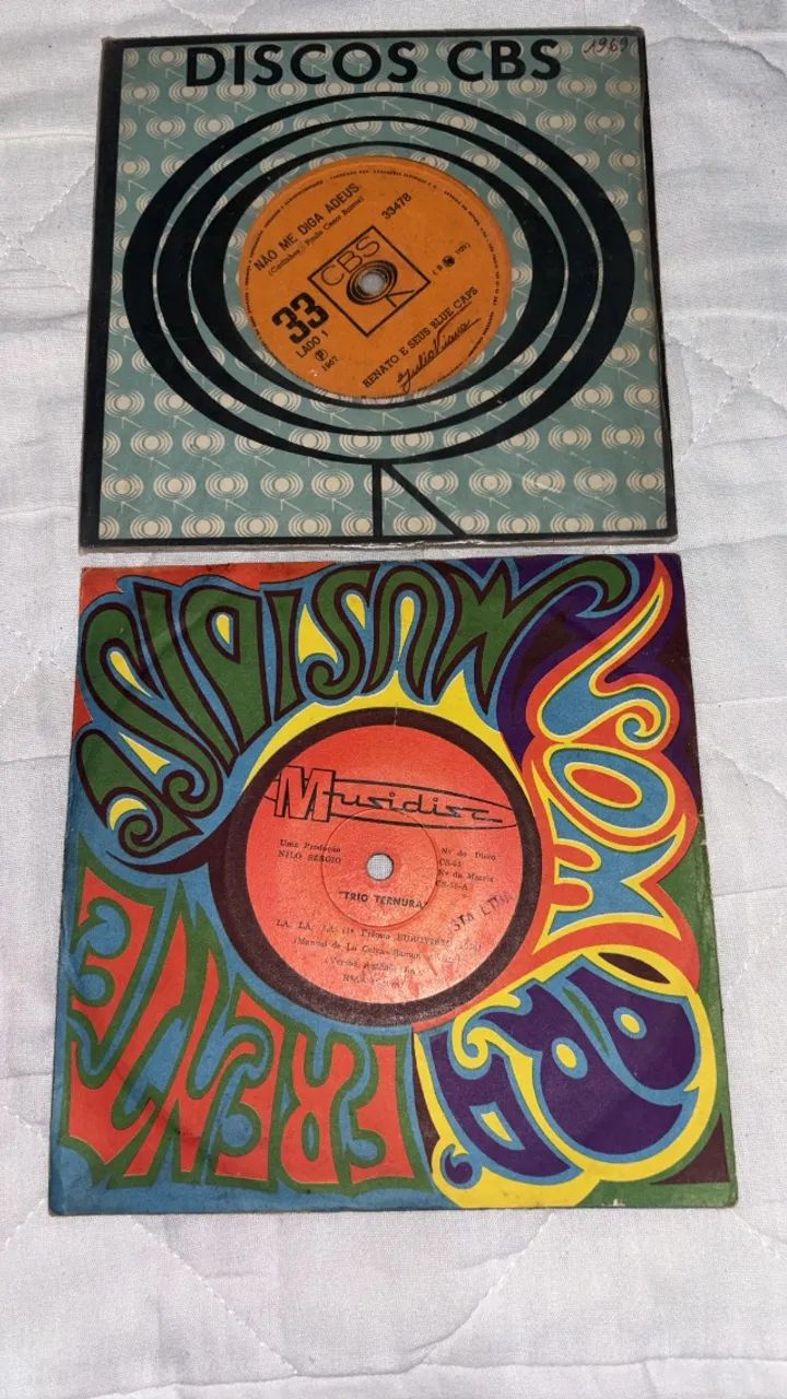Kit 10 discos mini vinil clássicos  - Foto 4