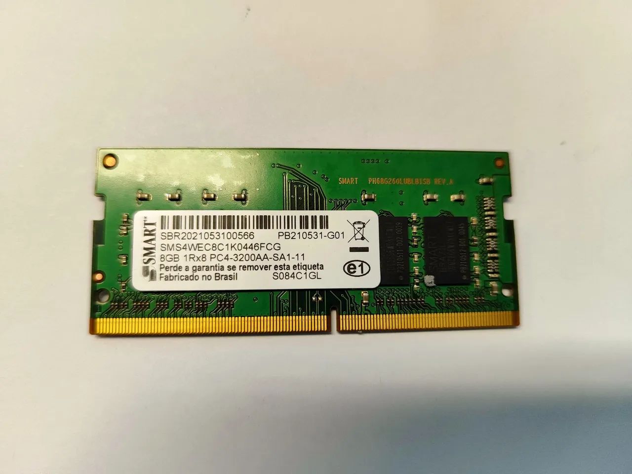 Memória ram ddr4 8gb 3500Mhz