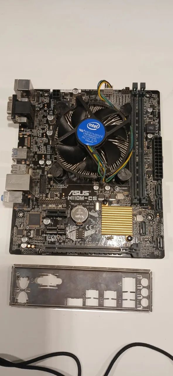 Placa Mãe Asus H110M-CS + i3 6100 3.7GHz