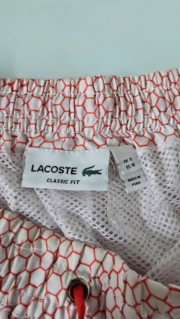 Bermuda praia Lacoste original classic fit M - Foto 5