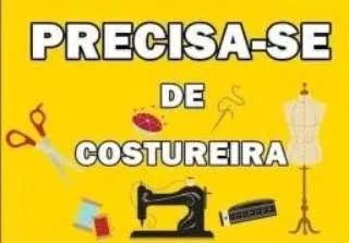 Estamos contratando costureira com experiência 